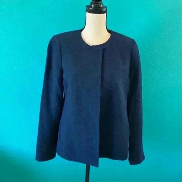 Eileen Fisher blue blazer or jacket - Picture 1 of 5